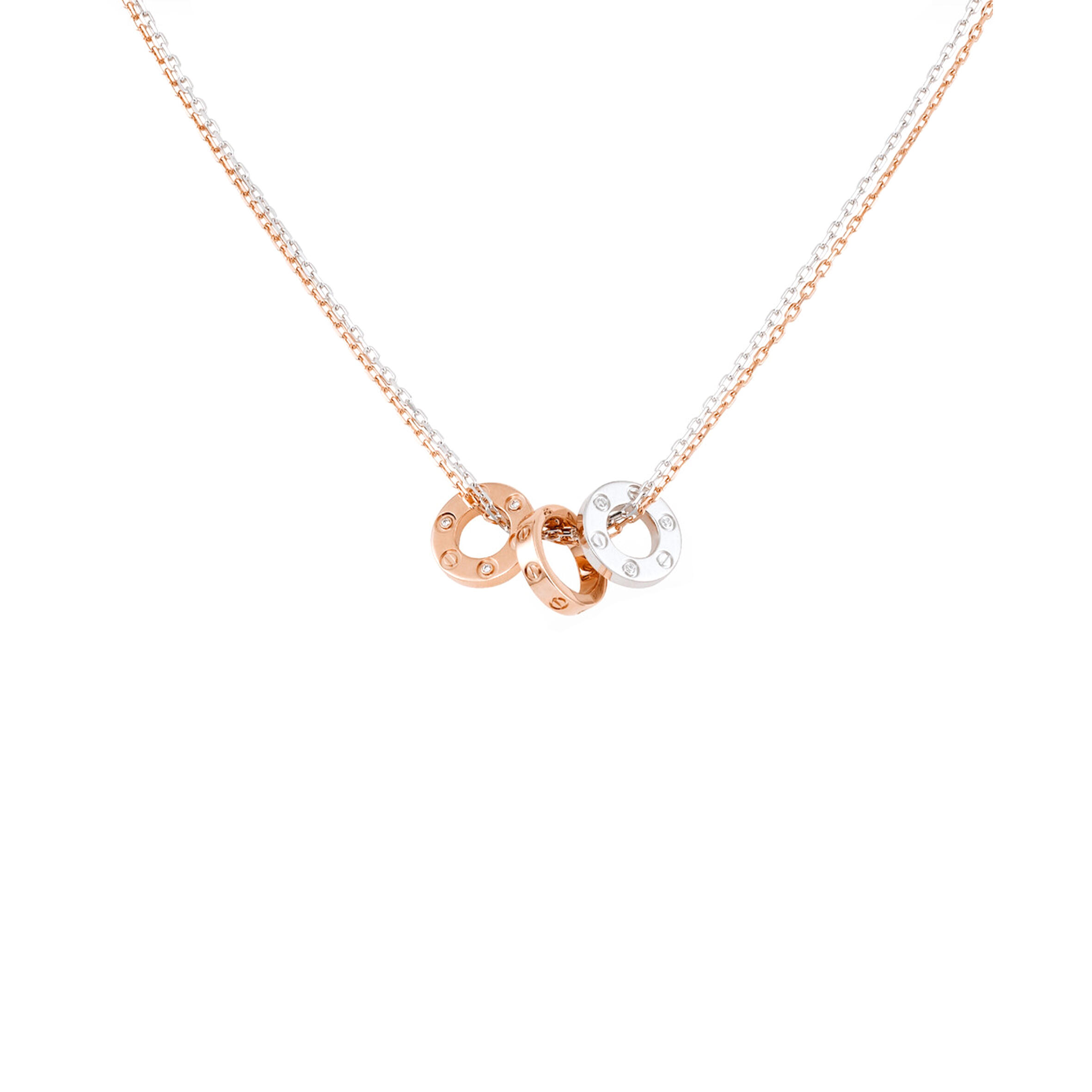 CARTIER LOVE NECKLACE, 6 DIAMONDS B7219700